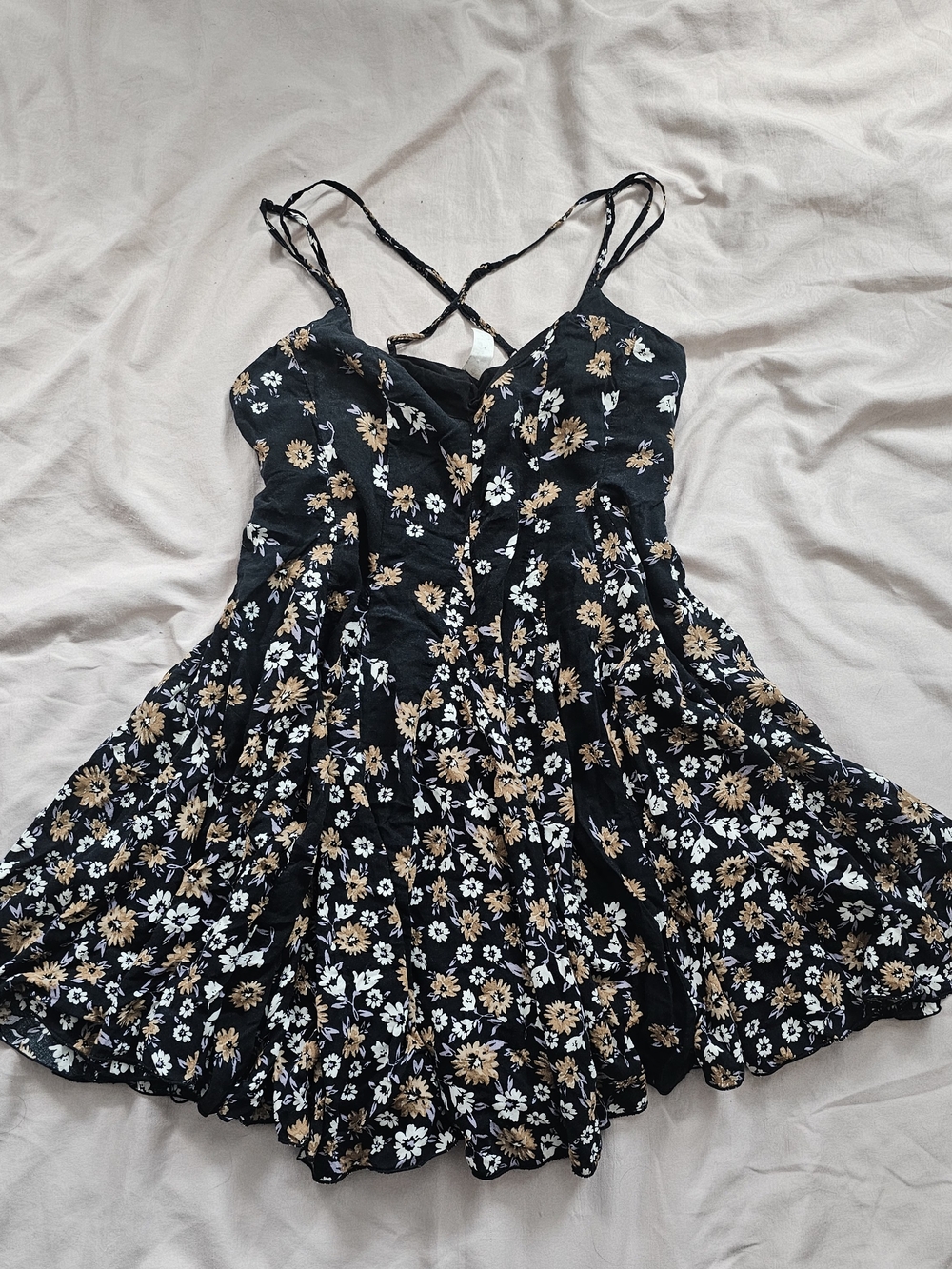 Fp Floral Spaghetti Strap Sundress - Daisy Print